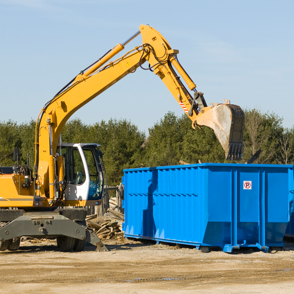 what happens if the residential dumpster is damaged or stolen during rental in Monroe County IN